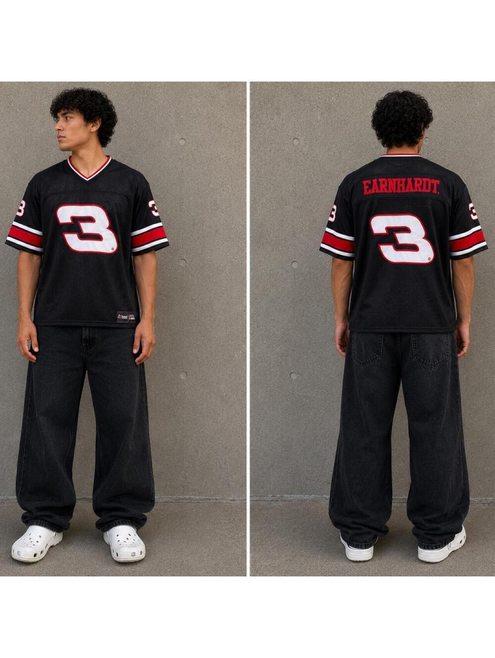 Vintage Dale Earnhardt # 3 NASCAR Mesh Jersey/T-Shirt – Size L